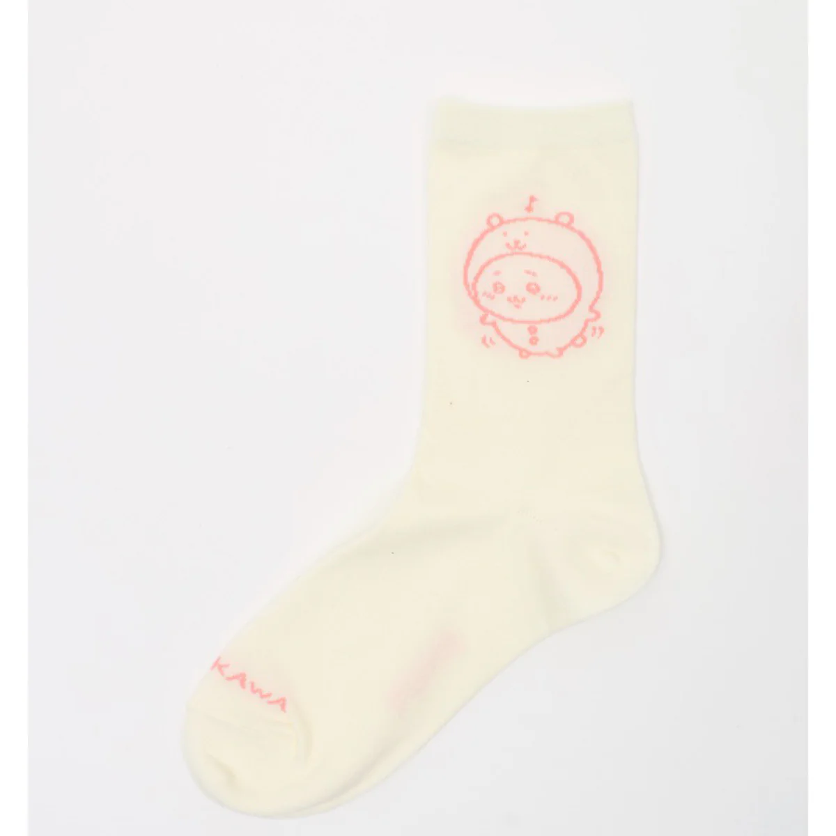 ナガノキャラクターズ クルーソックス ちいかわ アイボリー - Image 3