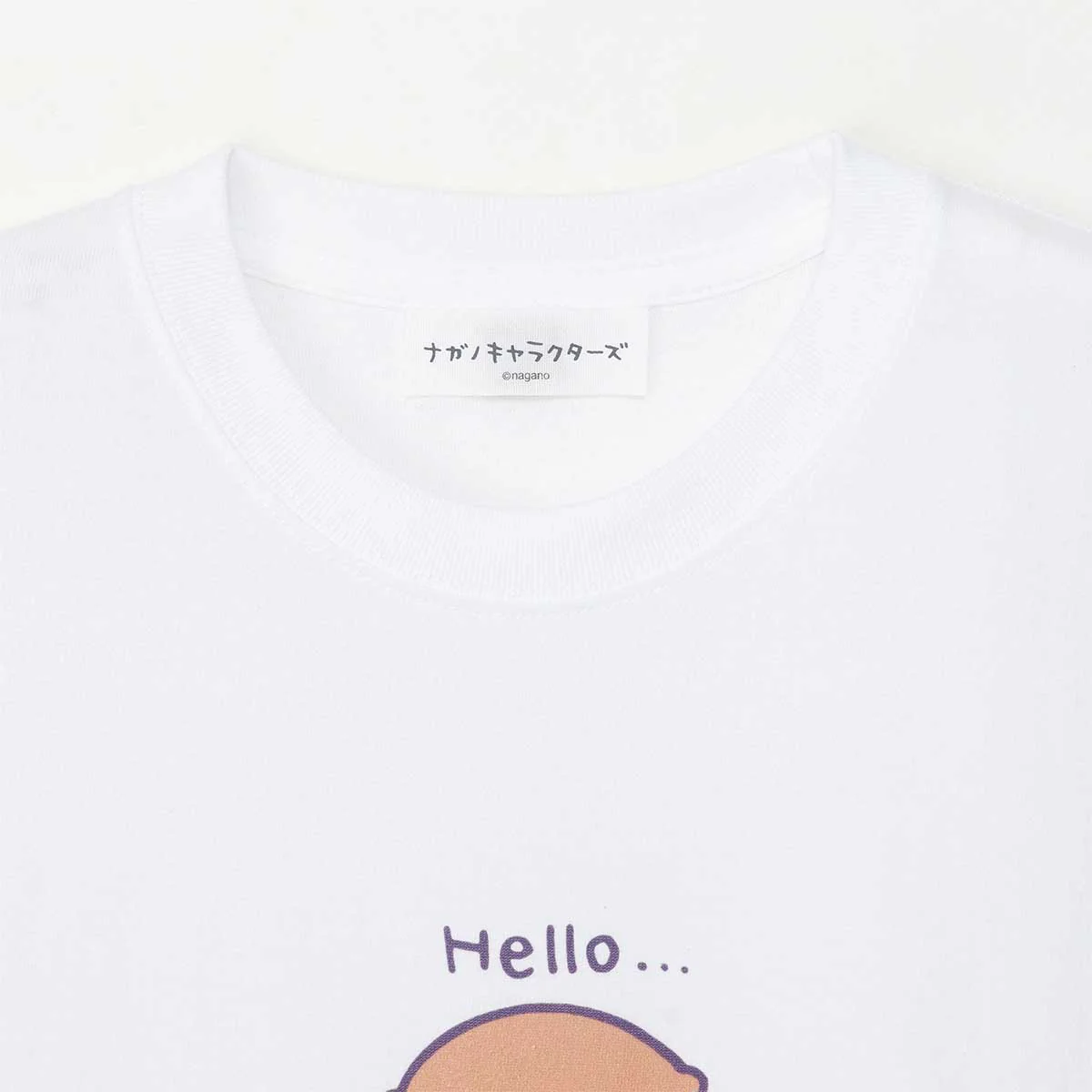 ナガノキャラクターズ ナガノの水族館 Tシャツ カワウソ ホワイト - Image 3