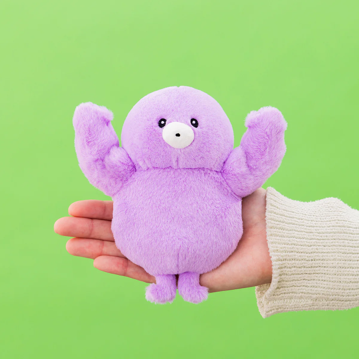 ナガノキャラクターズ 強いなかまのふわふわくったりぬいぐるみ（ナグリビト） - Image 3