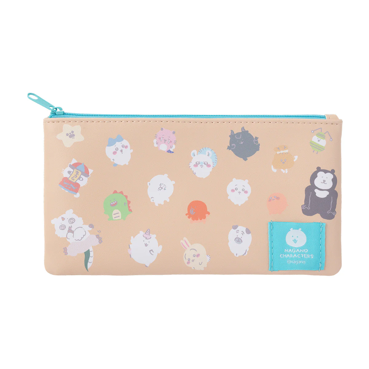ナガノキャラクターズ お札も入る片面メッシュなポーチ（ベージュ） - Image 3
