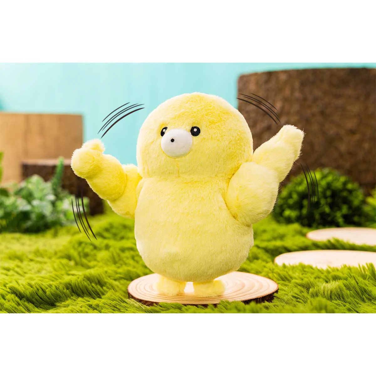 ナガノキャラクターズ 強いなかまのふわふわくったりぬいぐるみ（マワシビト） - Image 3