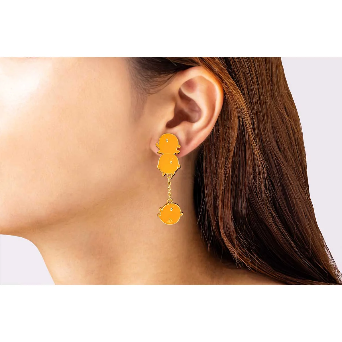 ナガノキャラクターズ ゆらゆらイヤリング（もぐらコロッケ トリオ） - Image 3