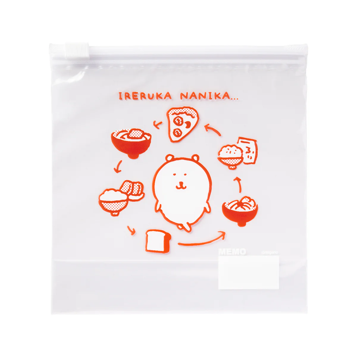 ナガノキャラクターズ スライドジッパー保存袋 2サイズセット（10枚入） - Image 7