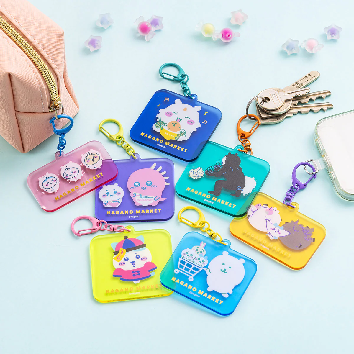 ナガノキャラクターズ カラーなアクリルキーホルダー（イエロー） - Image 3