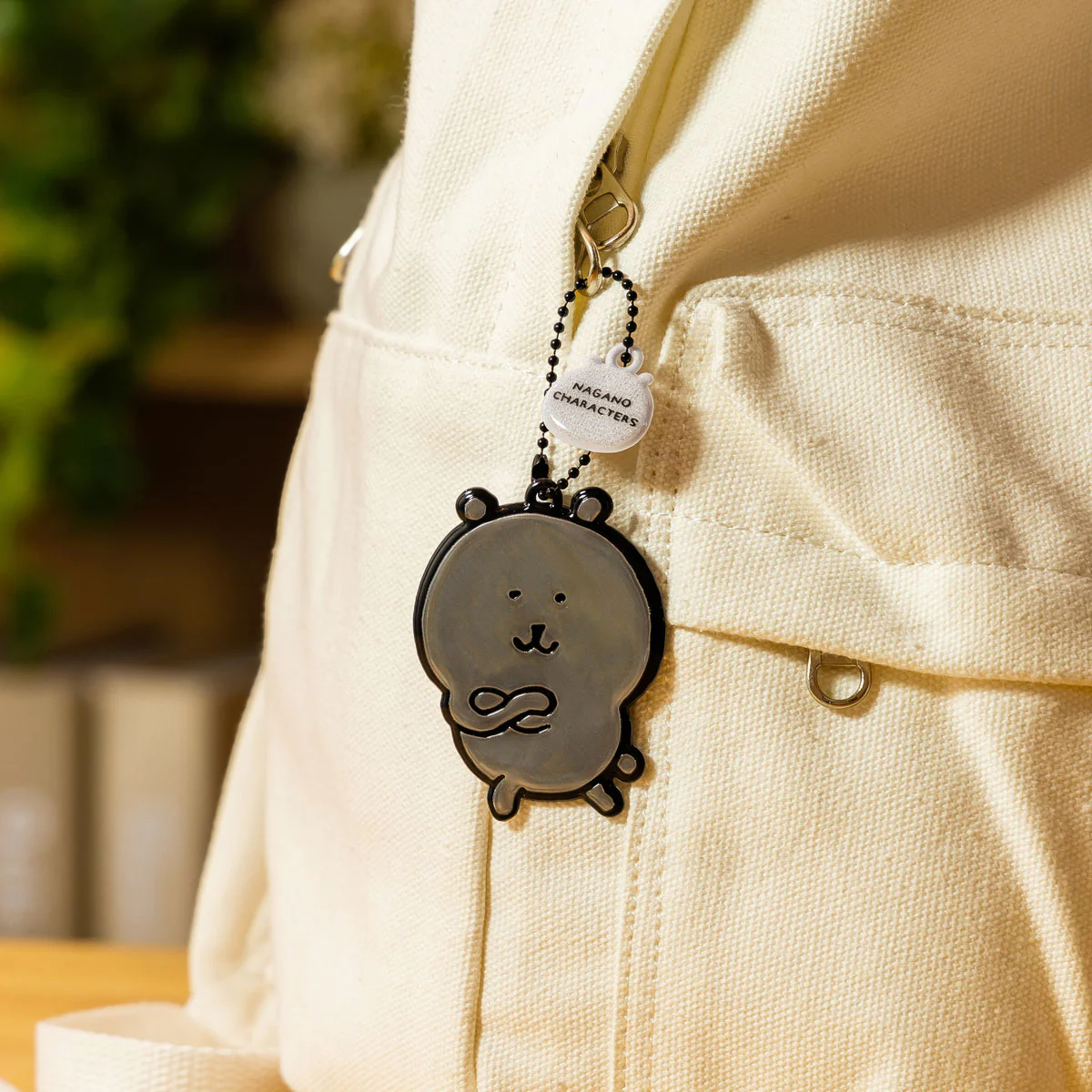 ナガノキャラクターズ リフレクターキーホルダー（くま・ホイップクリーム） - Image 3