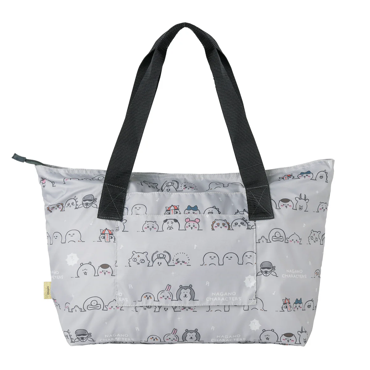 ナガノキャラクターズ 折りたためるトラベルトートバッグ（グレー） - Image 6