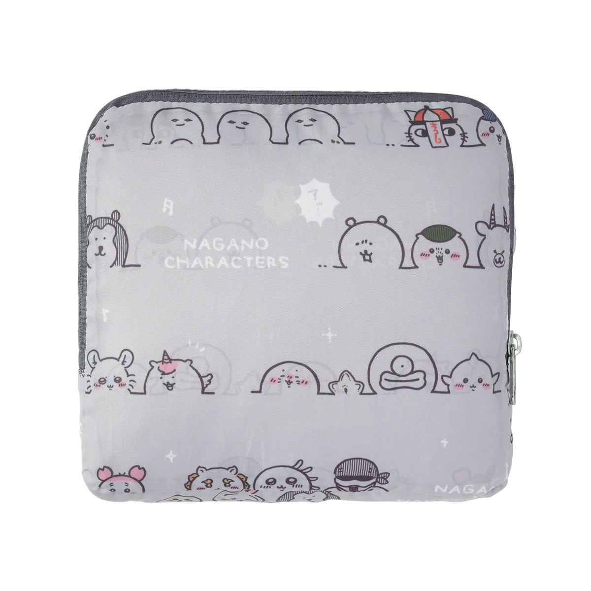 ナガノキャラクターズ 折りたためるトラベルトートバッグ（グレー） - Image 7