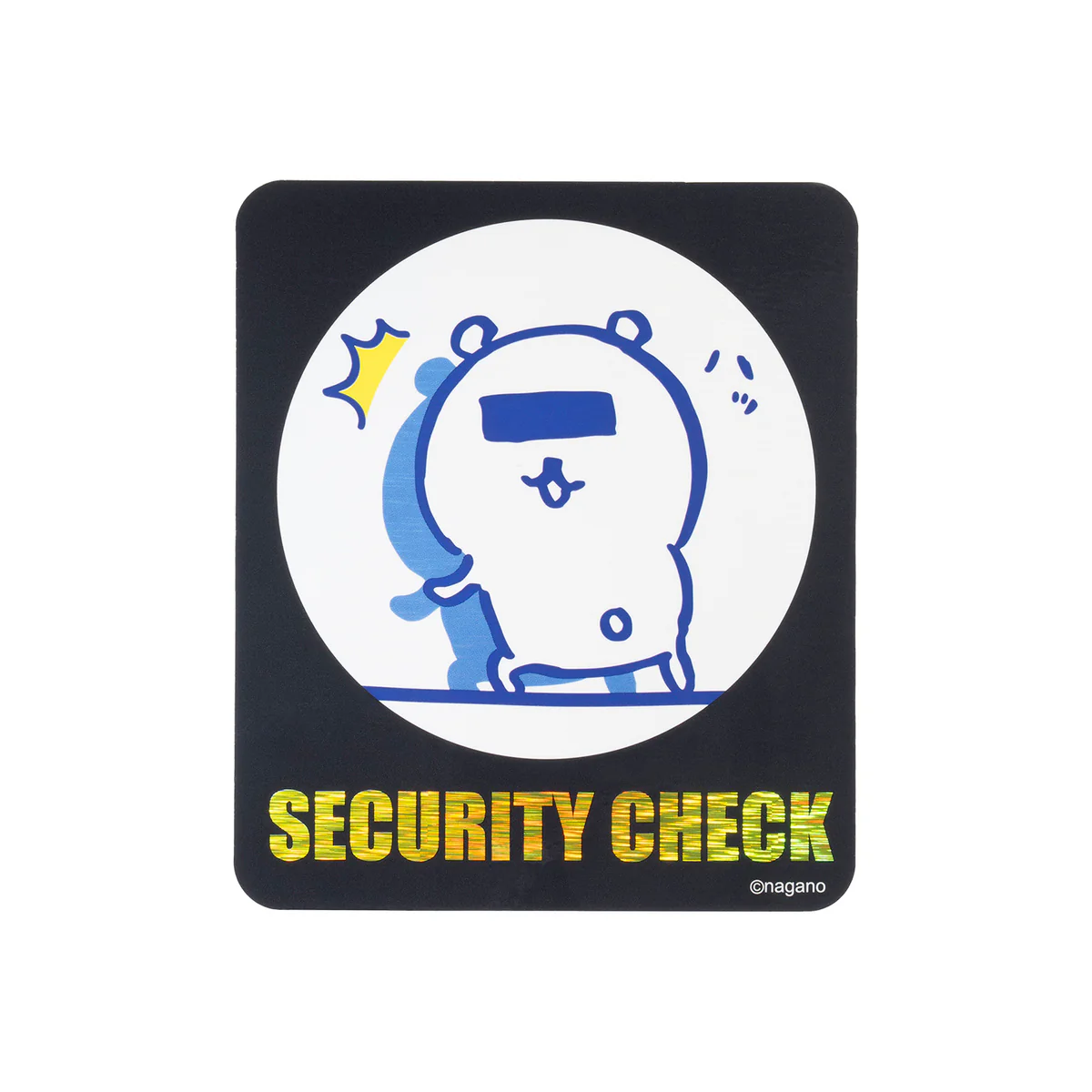 ナガノキャラクターズ ホログラム大きめステッカー（SECURITY） - Image 4