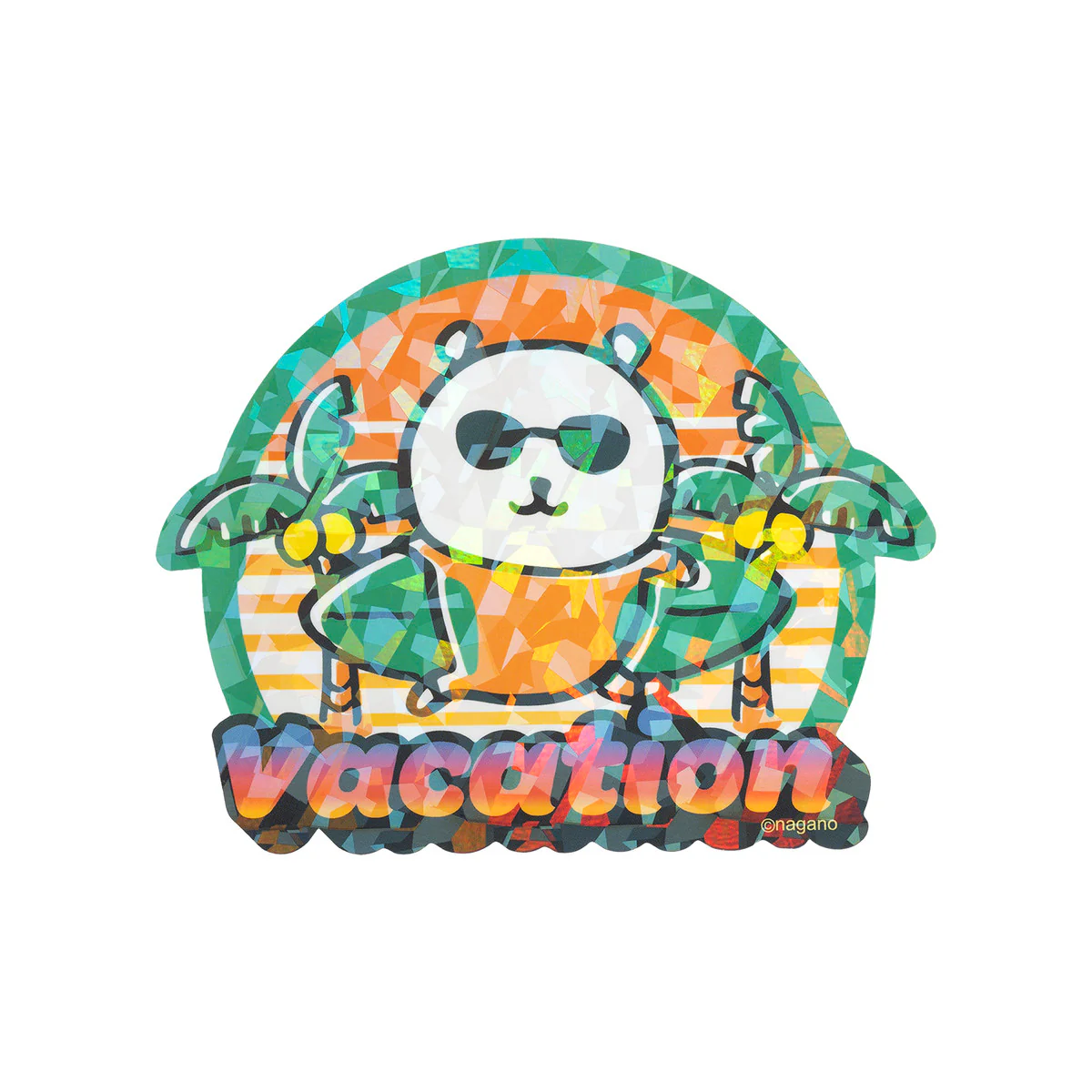 ナガノキャラクターズ ホログラム大きめステッカー（VACATION） - Image 4