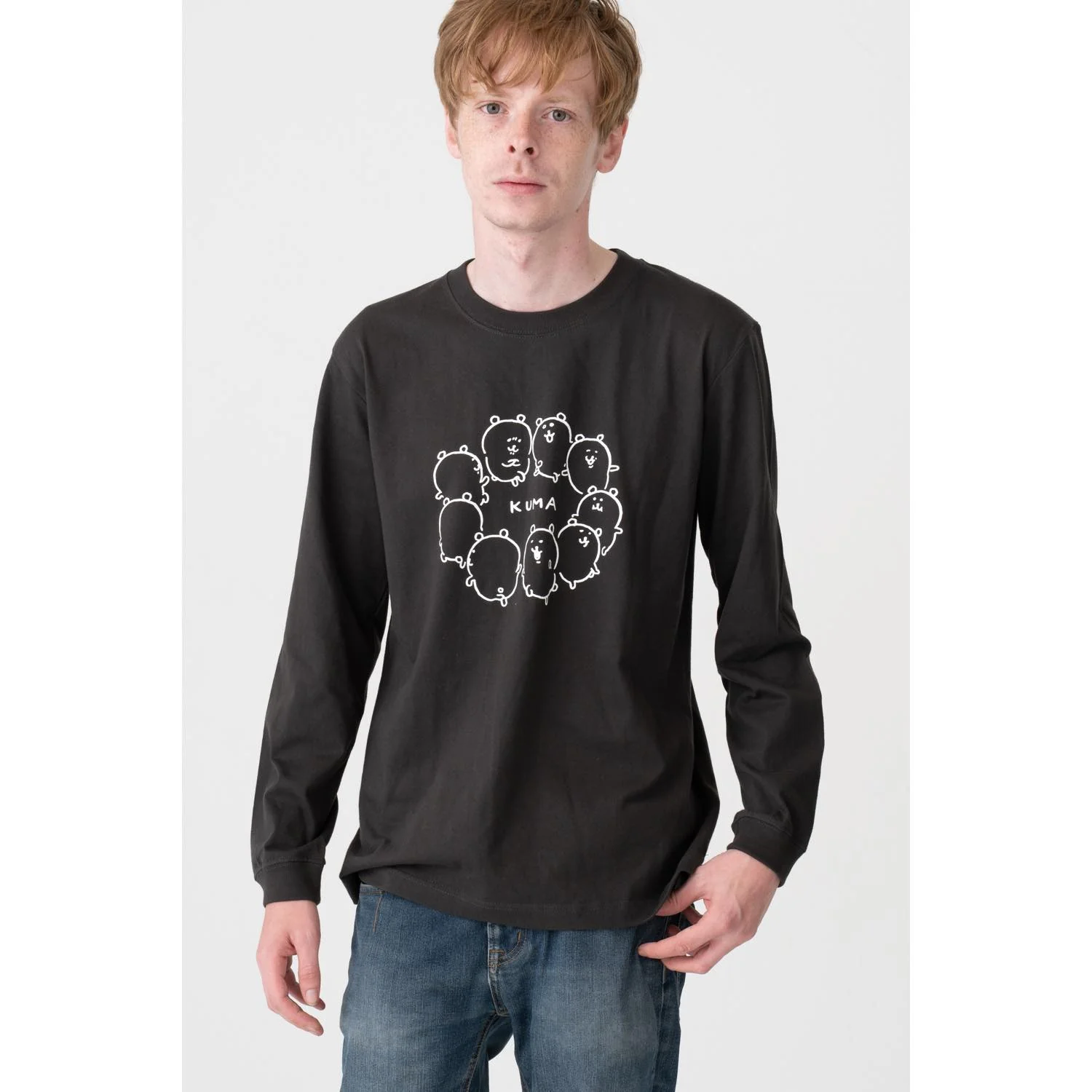 ナガノのくま L/S Tシャツ ダンス スミ - Image 5