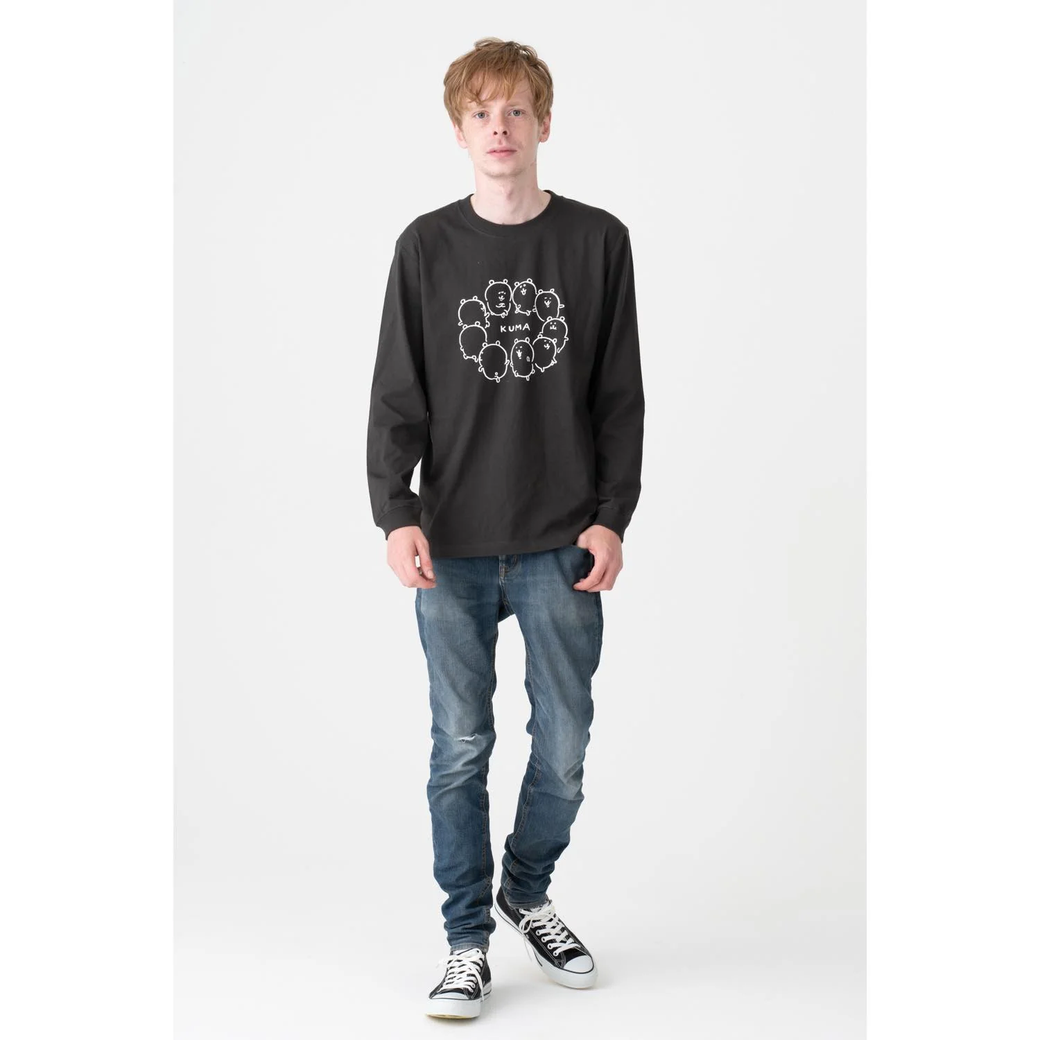 ナガノのくま L/S Tシャツ ダンス スミ - Image 6