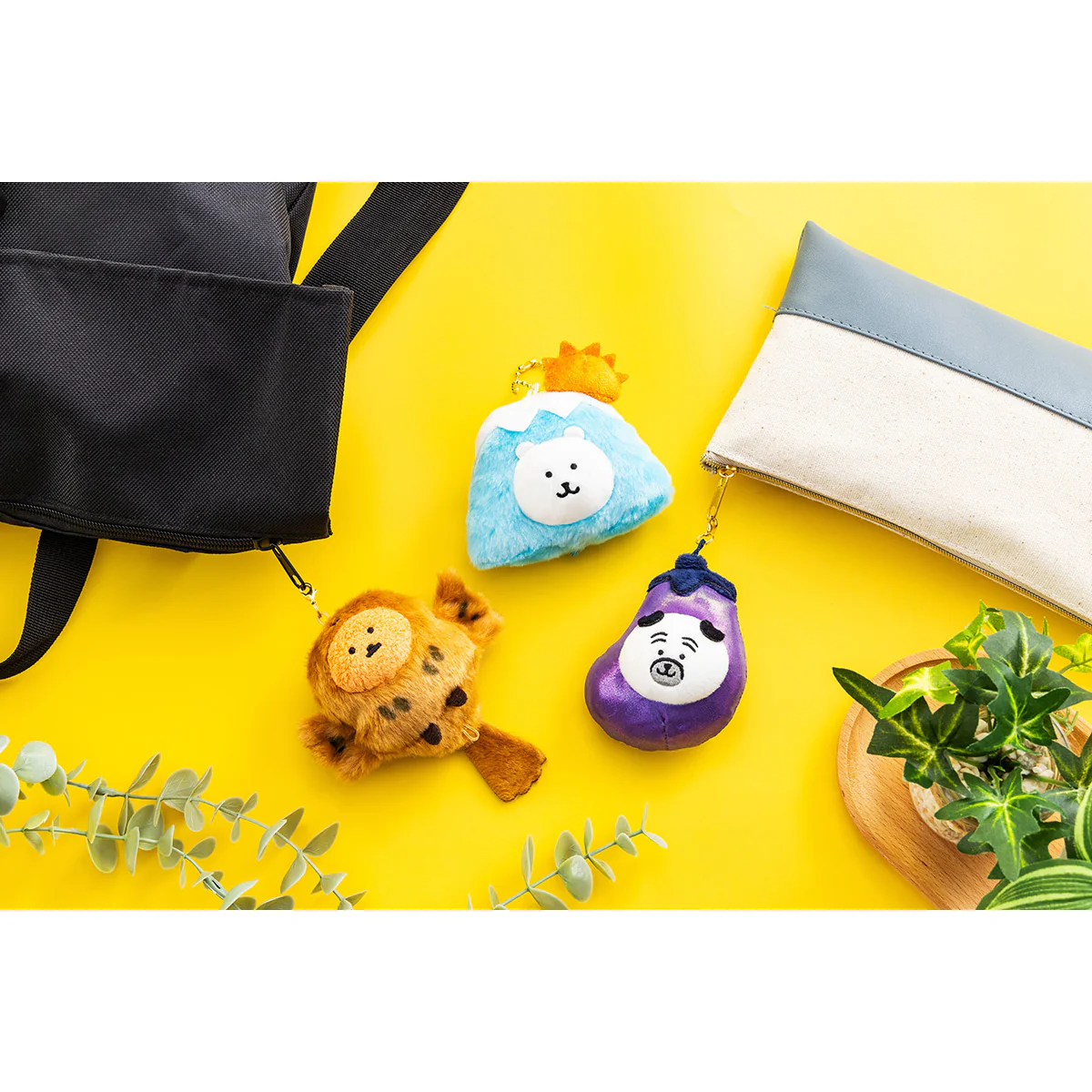 ナガノキャラクターズ つながる！一富士二鷹三茄子マスコット - Image 3