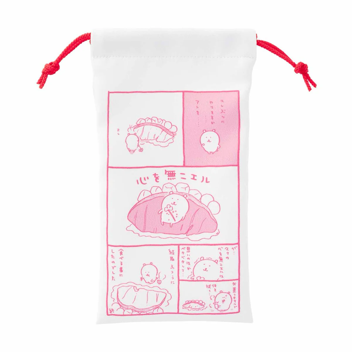 ナガノキャラクターズ ほどよい縦長巾着（心を無ニエル） - Image 3