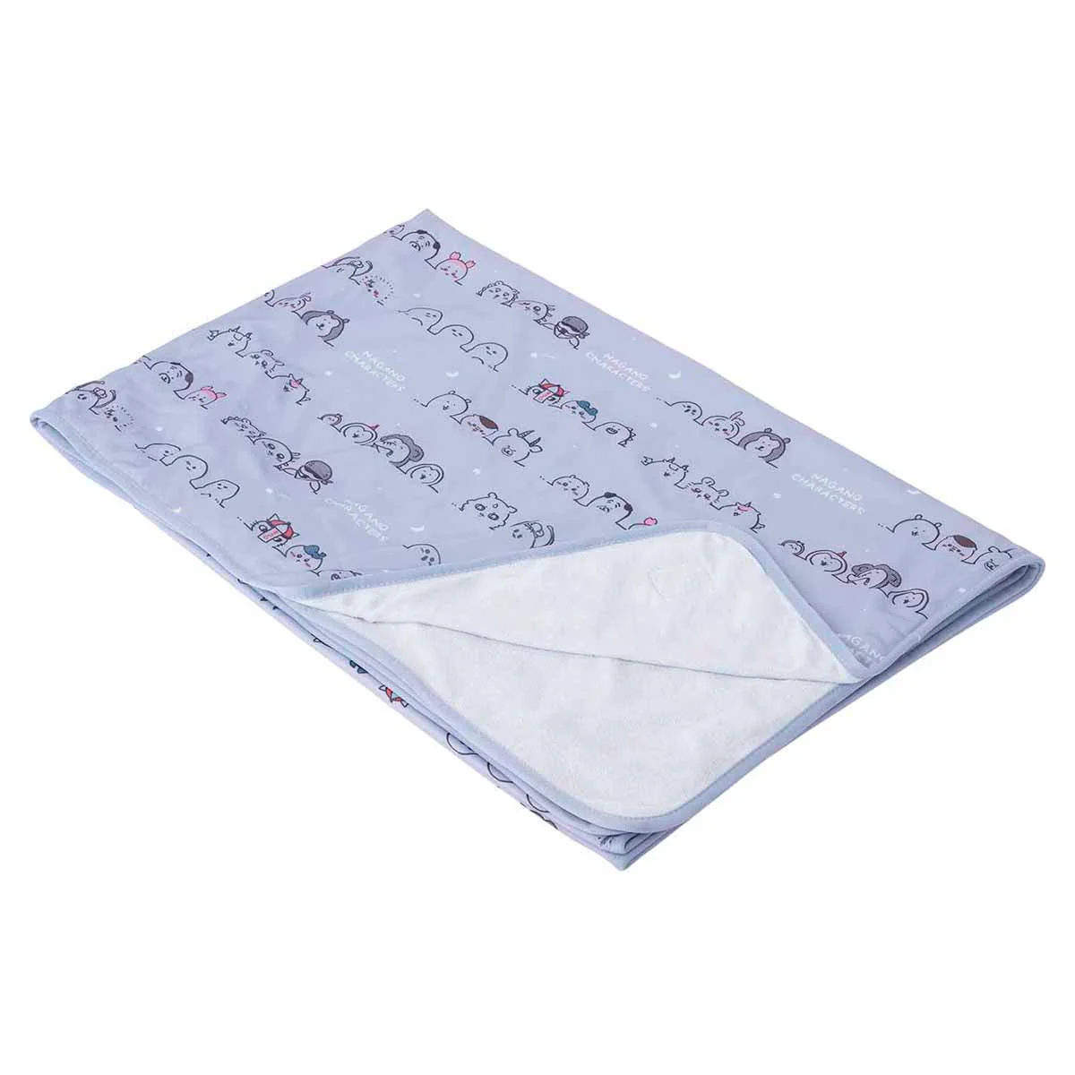 ナガノキャラクターズ ひんやりシングルサイズブランケット（パープル） - Image 5