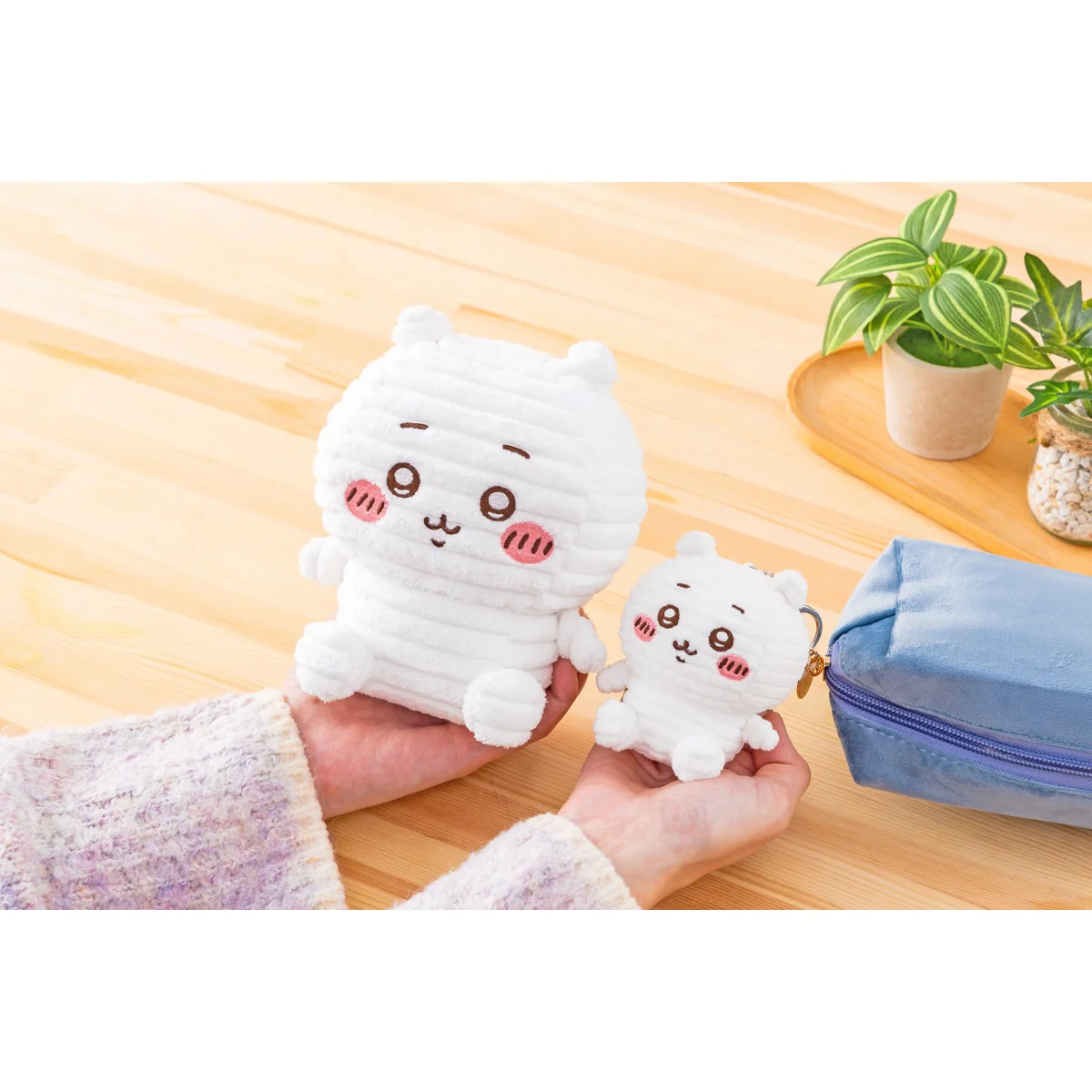 ナガノキャラクターズ SHIMA SHIMA ぬいぐるみ（ハチワレ） - Image 3