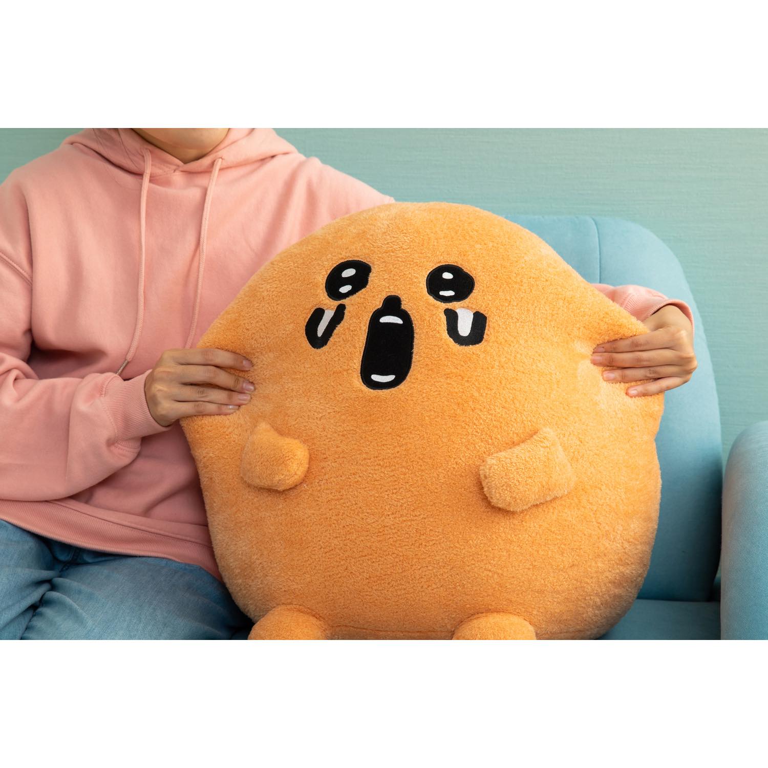 【予約】もぐらコロッケ 特大！サクッとぬいぐるみ（泣いてるおかお）【予約限定特典付き】【5月中旬発送】【他の商品と同時購入不可】【キャンペーン対象外】 - Image 3