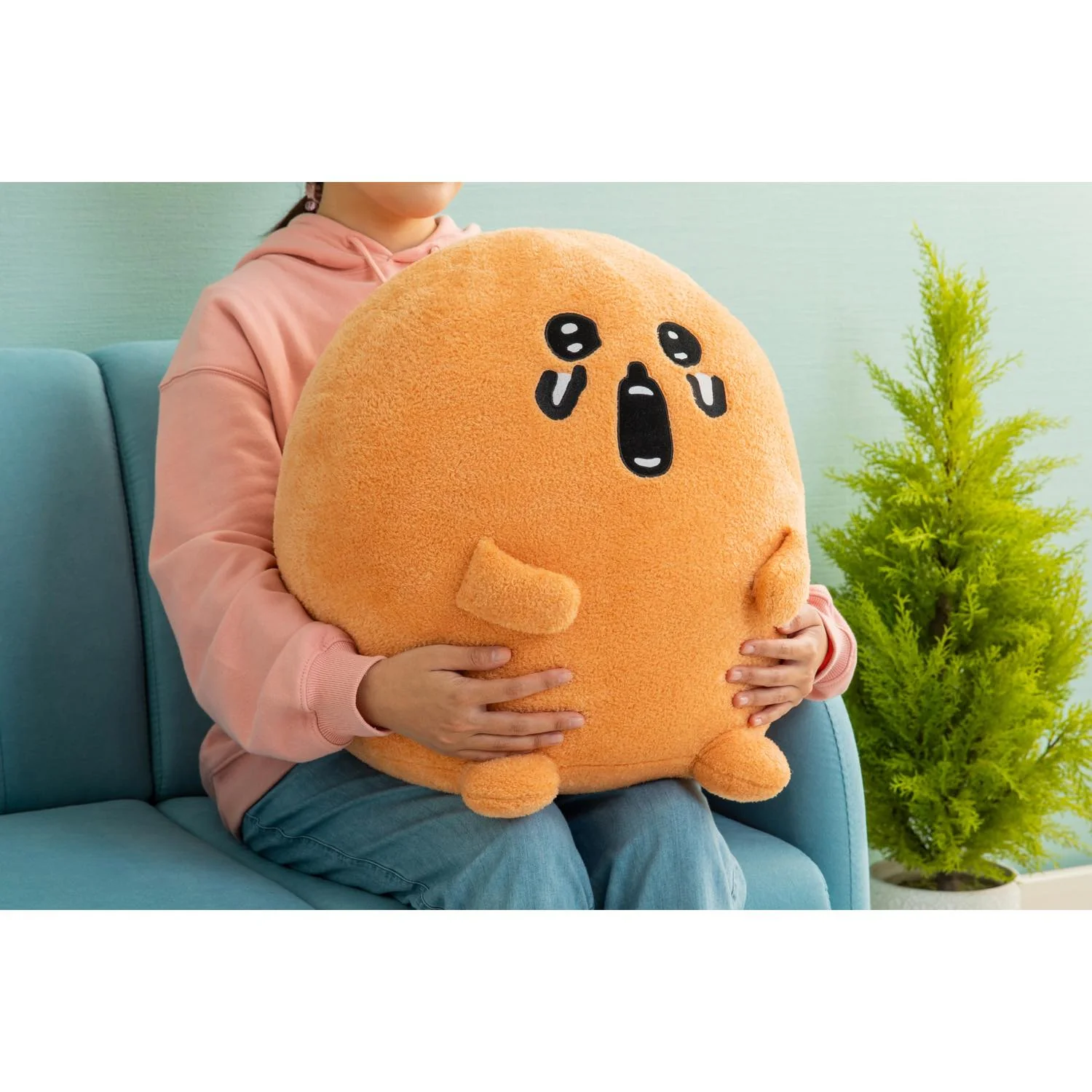 【予約】もぐらコロッケ 特大！サクッとぬいぐるみ（泣いてるおかお）【予約限定特典付き】【5月中旬発送】【他の商品と同時購入不可】【キャンペーン対象外】 - Image 4