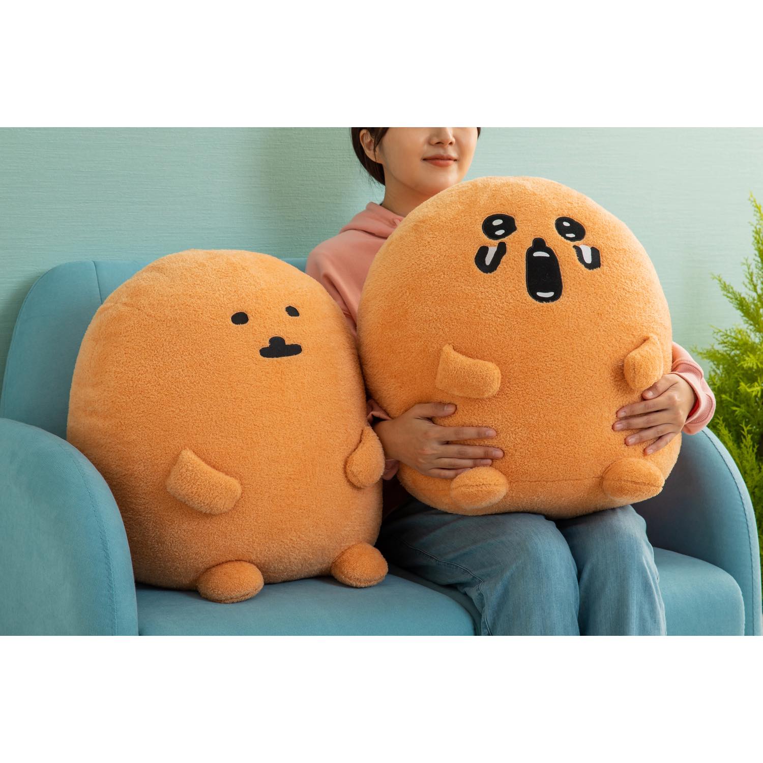 【予約】もぐらコロッケ 特大！サクッとぬいぐるみ ２体セット【予約限定特典付き】【5月中旬発送】【2倍送料】【他の商品と同時購入不可】【キャンペーン対象外】 - Image 3