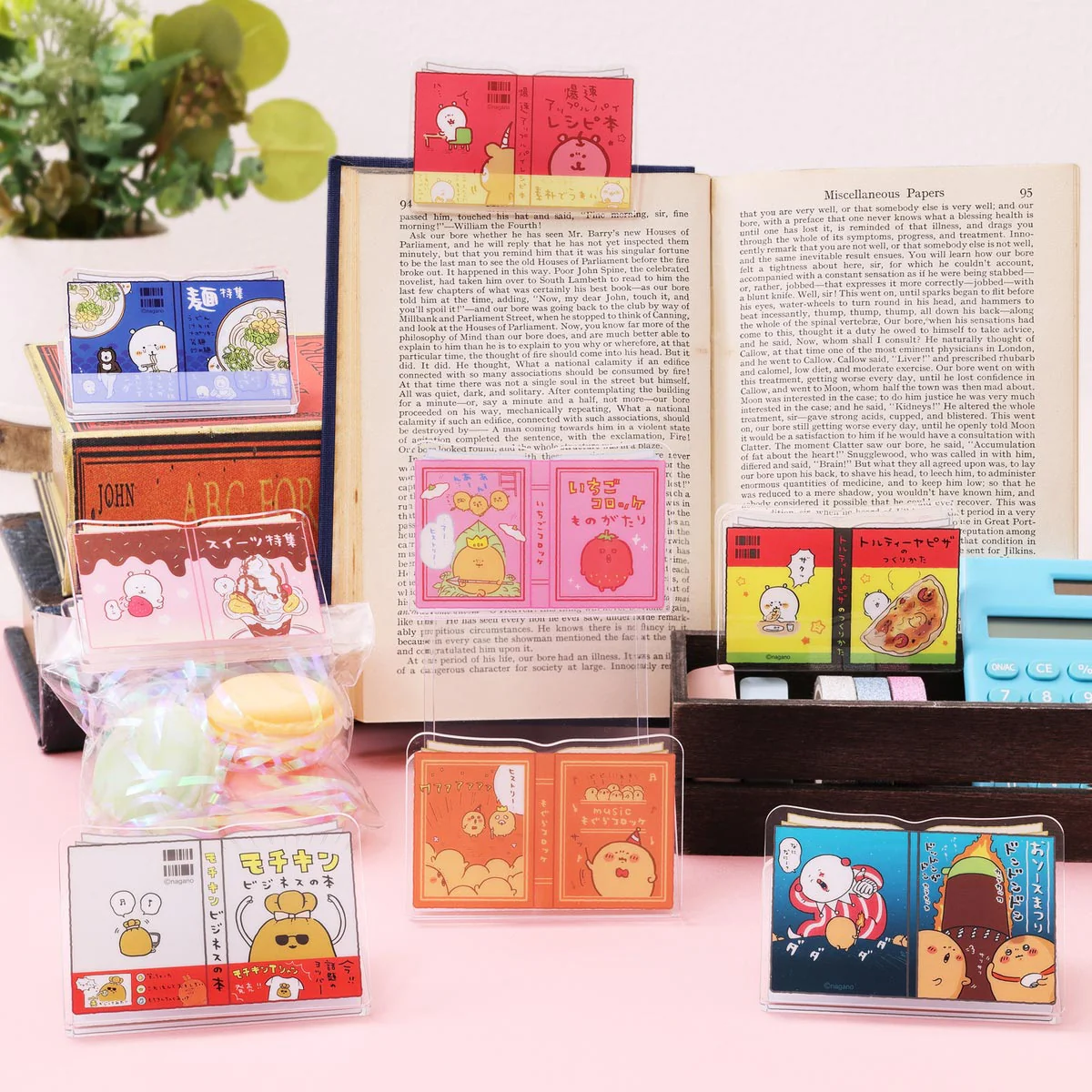 ナガノキャラクターズ mitamemoブッククリップ（全8種）1BOX 8個入 - Image 3